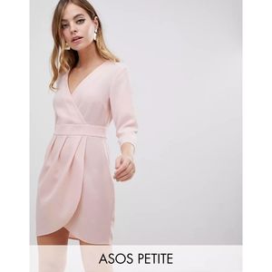 Asos Petite Mini Dress with Wrap Skirt size 6